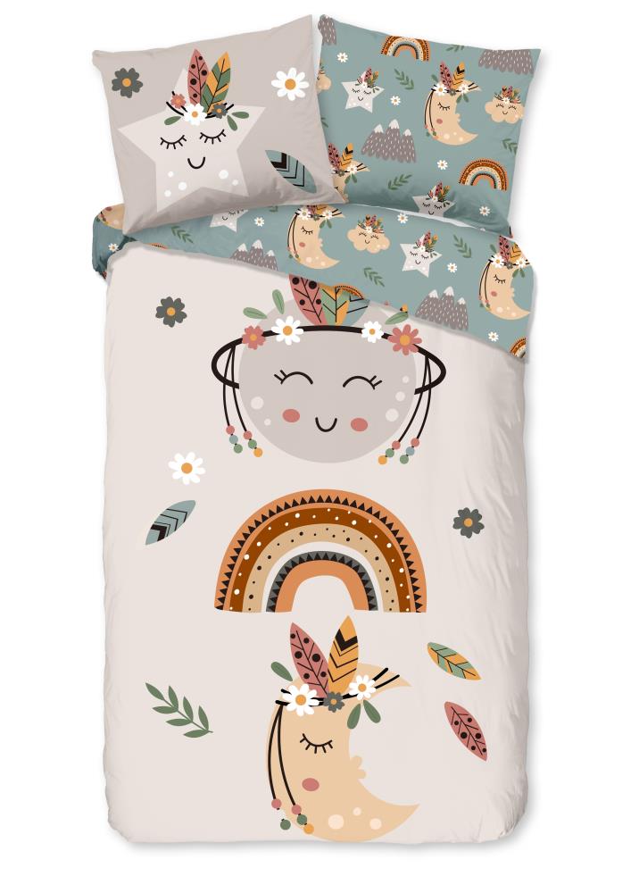 Momo overtrek van Pure, 140 x 220 cm, kussensloop 60 x 70 cm