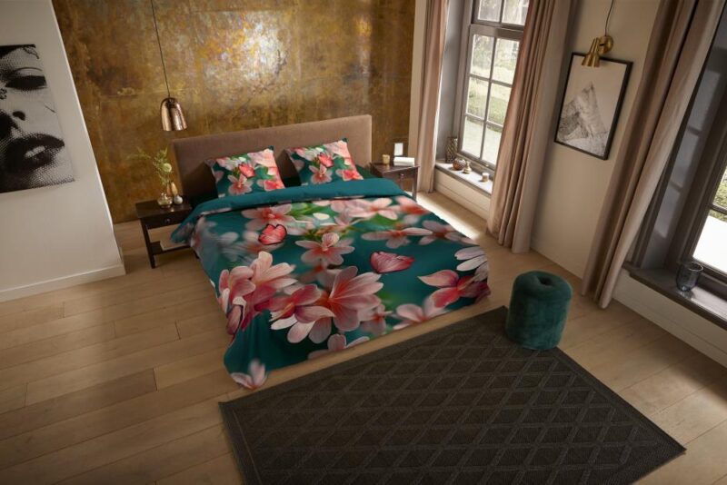 100% Polyester dekbedset Yeya van Pure in 140 x 220 cm