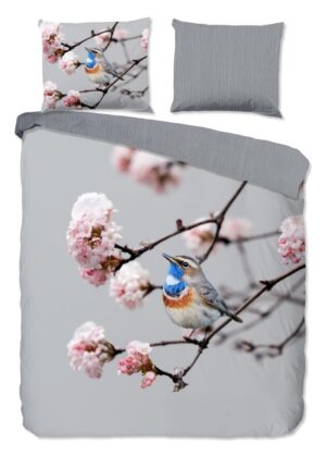 Pure dekbedovertrek Yule - Grijs - 240 x 220 cm - 100% Polyester