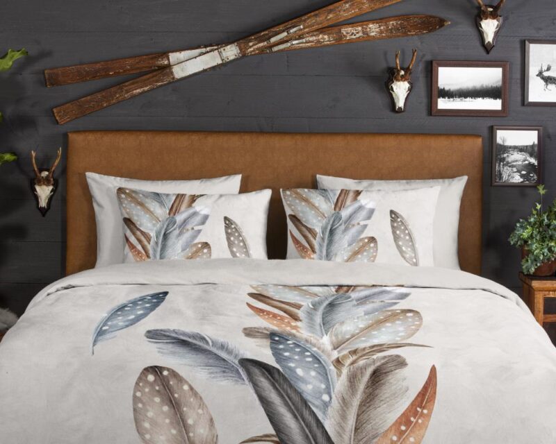 Beddengoed Eina 140 x 220 cm van Good Morning, Bruin