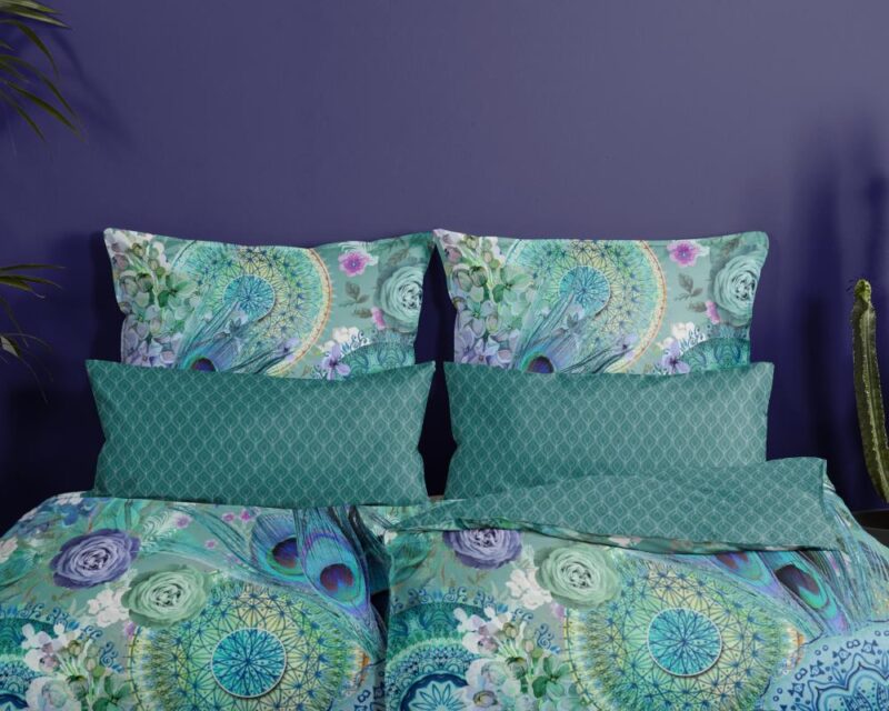 Beddengoed Kari 135 x 200 cm van HIP, Groen