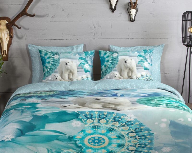 Beddengoed Seppo 155 x 220 cm van HIP, Blauw