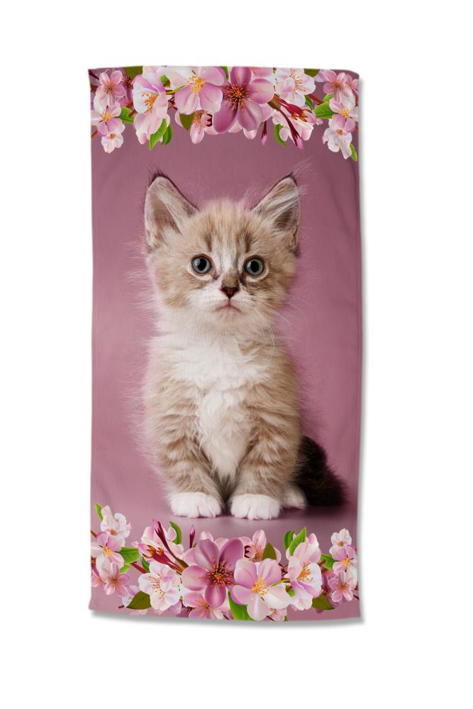 Good Morning strandlaken Look - Roze - 75 x 150 cm - 100% Polyester