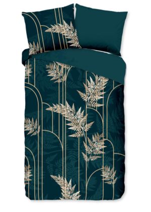 Pure dekbedovertrek Malak - Groen - 140 x 220 cm - 100% Polyester