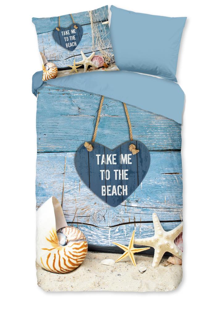 Beach overtrek van Pure, 200 x 220 cm, kussensloop 60 x 70 cm