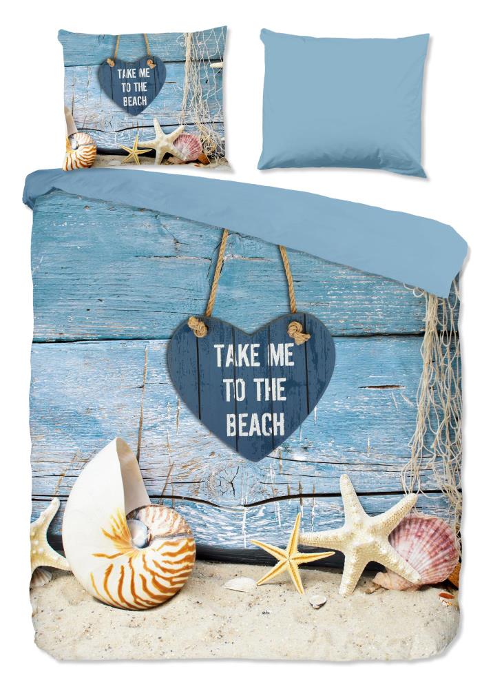 Pure dekbedovertrek Beach - Multicolor - 240 x 220 cm - 100% Polyester