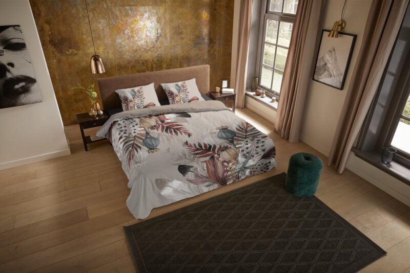 100% Polyester dekbedset Famm van Pure in 140 x 220 cm