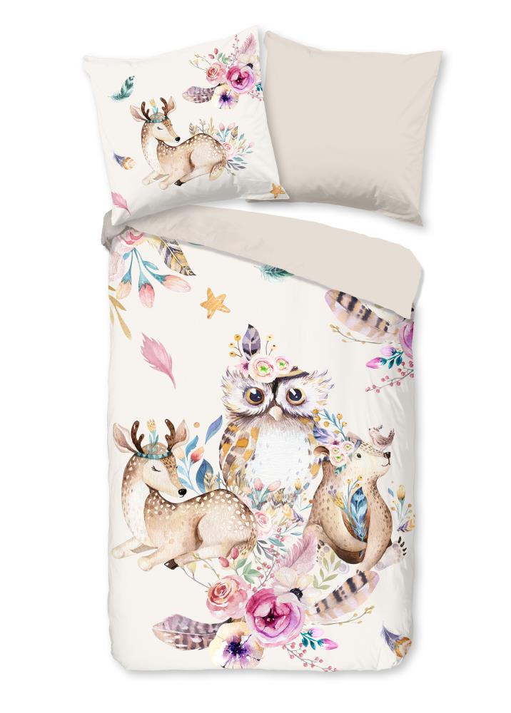 Pure dekbedovertrek Meandra - Multicolor - 135 x 200 cm - 100% Polyester