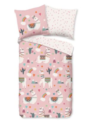 Pure dekbedovertrek Paca - Roze - 135 x 200 cm - 100% Polyester