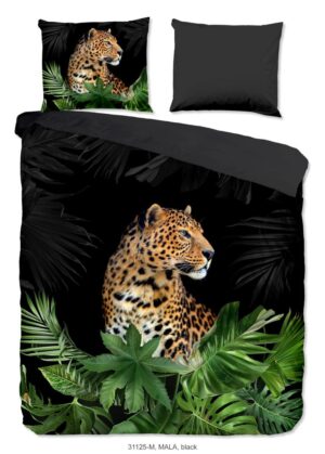 Pure dekbedovertrek Mala - Zwart - 240 x 220 cm - 100% Polyester