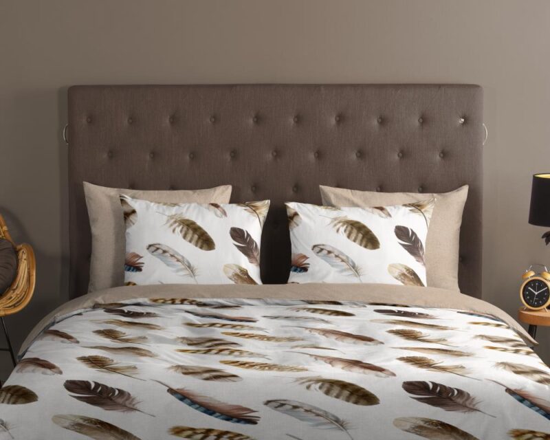 Beddengoed Fedra 140 x 200 cm van Good Morning, Bruin