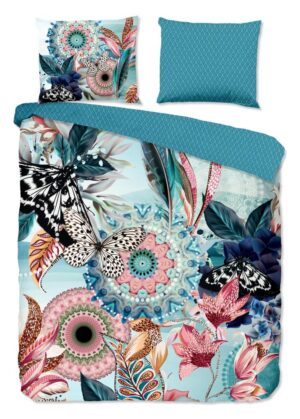 HIP dekbedovertrek Maximilian - Blauw - 200 x 220 cm - 100% katoen