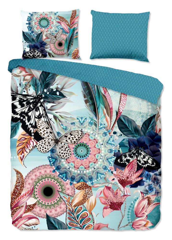 HIP dekbedovertrek Maximilian - Blauw - 200 x 220 cm - 100% katoen