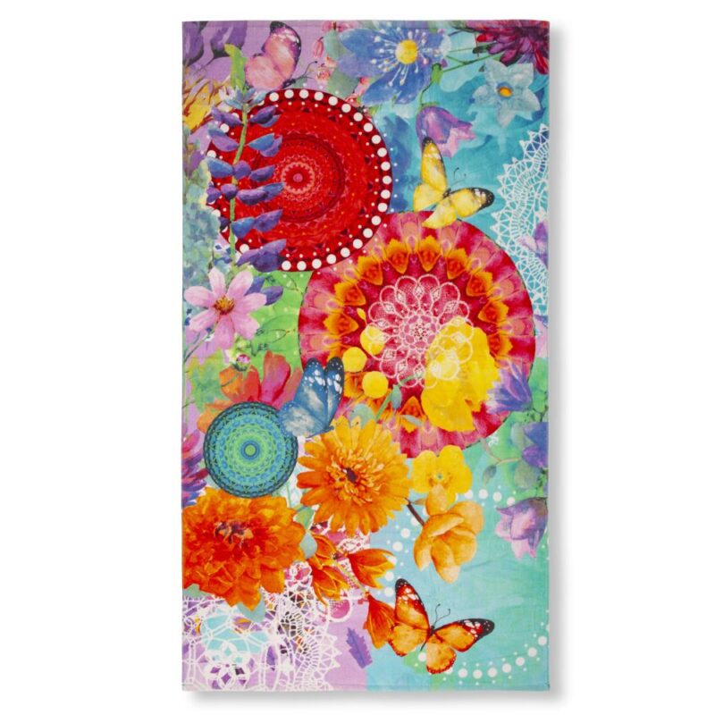 HIP strandlaken Vitori - Multicolor - 100 x 180 cm - 100% katoen