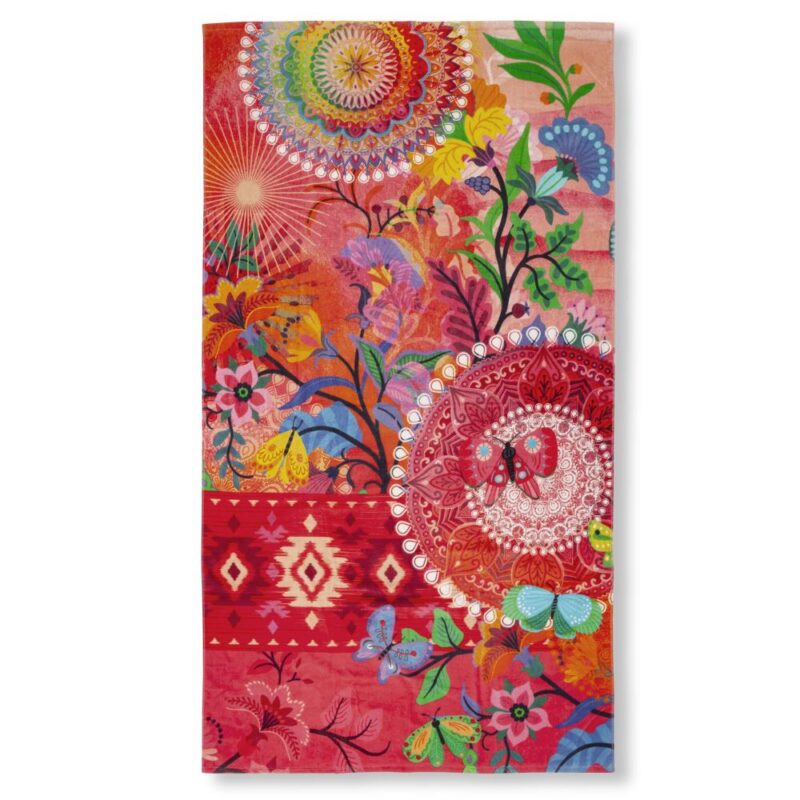 HIP strandlaken Giselah - Multicolor - 100 x 180 cm - 100% katoen