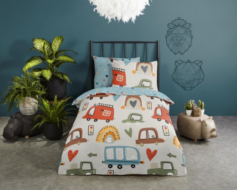 100% katoen dekbedset Move van Good Morning in 135 x 200 cm
