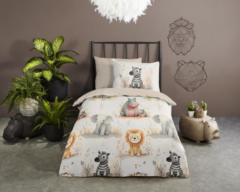 100% Polyester dekbedset Pete van Pure in 135 x 200 cm