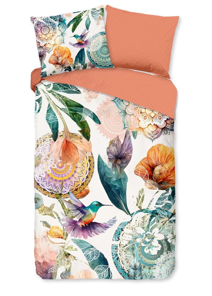 HIP dekbedovertrek Bernice - Multicolor - 140 x 220 cm - 100% katoen
