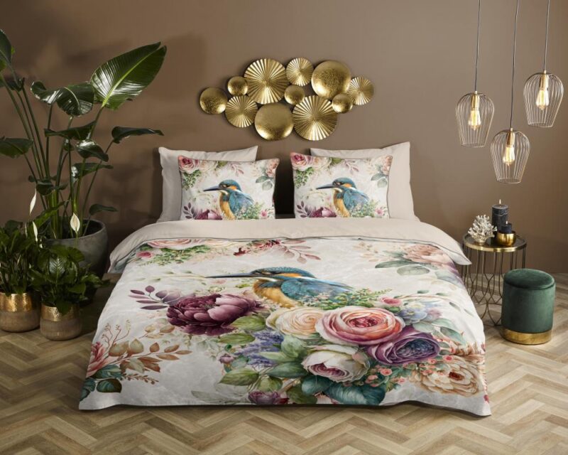 100% katoen dekbedset Verde van Descanso in 200 x 220 cm