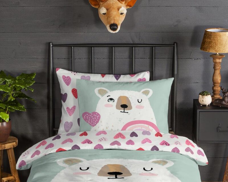 Beddengoed Ted 135 x 200 cm van Good Morning, Multicolor