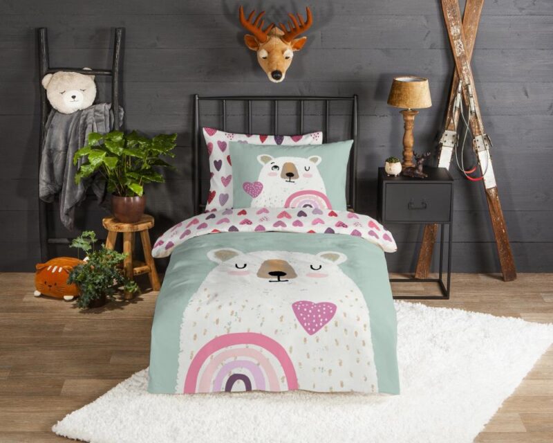 100% katoen dekbedset Ted van Good Morning in 135 x 200 cm