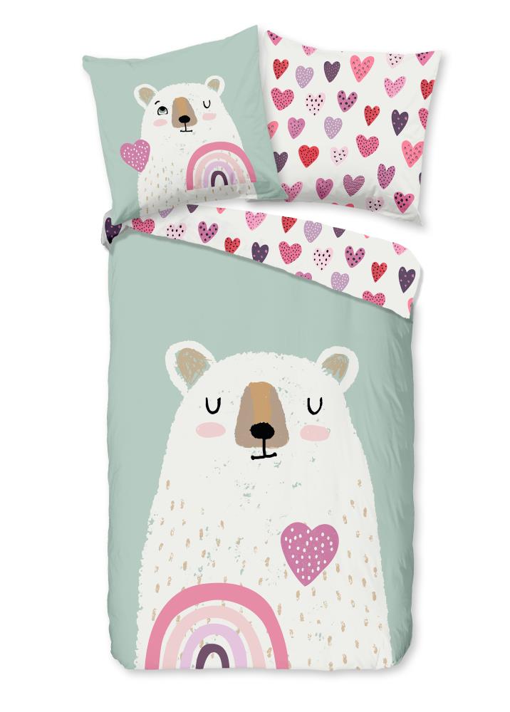 Good Morning dekbedovertrek Ted - Multicolor - 135 x 200 cm - 100% katoen