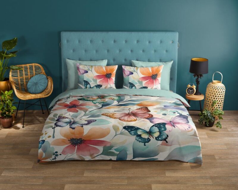 100% katoen dekbedset Vallee van Good Morning in 135 x 200 cm