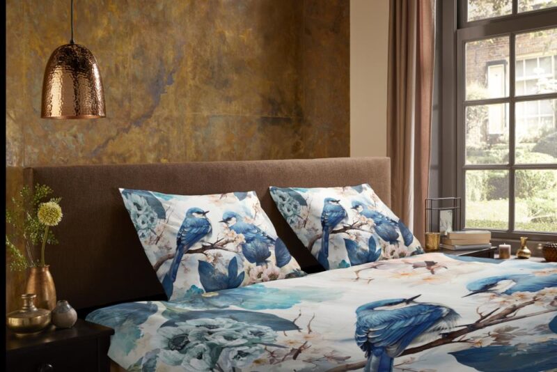 Beddengoed Zari 200 x 220 cm van Pure, Blauw