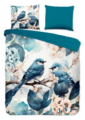 Pure dekbedovertrek Zari - Blauw - 240 x 220 cm - 100% Polyester