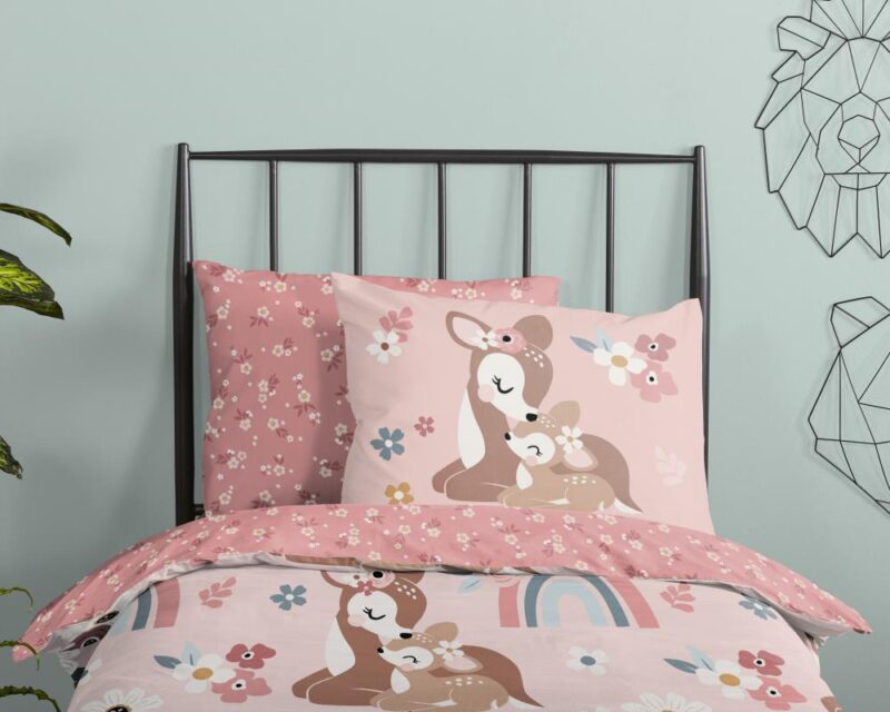 Beddengoed Bibi 100 x 135 cm van Good Morning, Roze