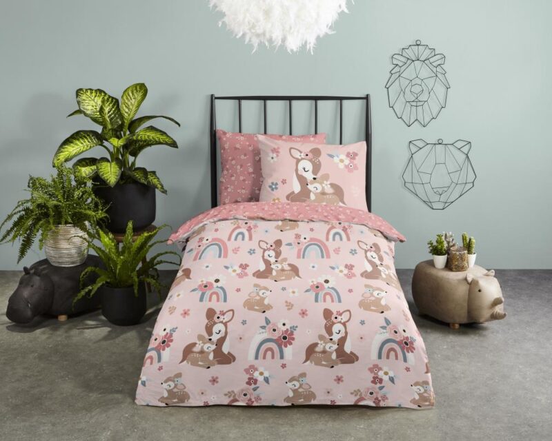 100% katoen dekbedset Bibi van Good Morning in 100 x 135 cm