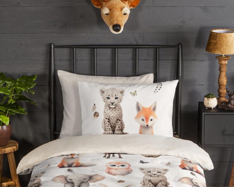 Beddengoed Sven 140 x 220 cm van Good Morning, Wit