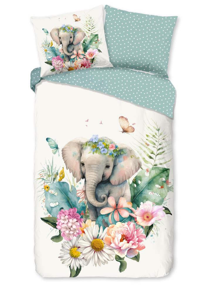 Good Morning dekbedovertrek Eli - Multicolor - 140 x 220 cm - 100% katoen