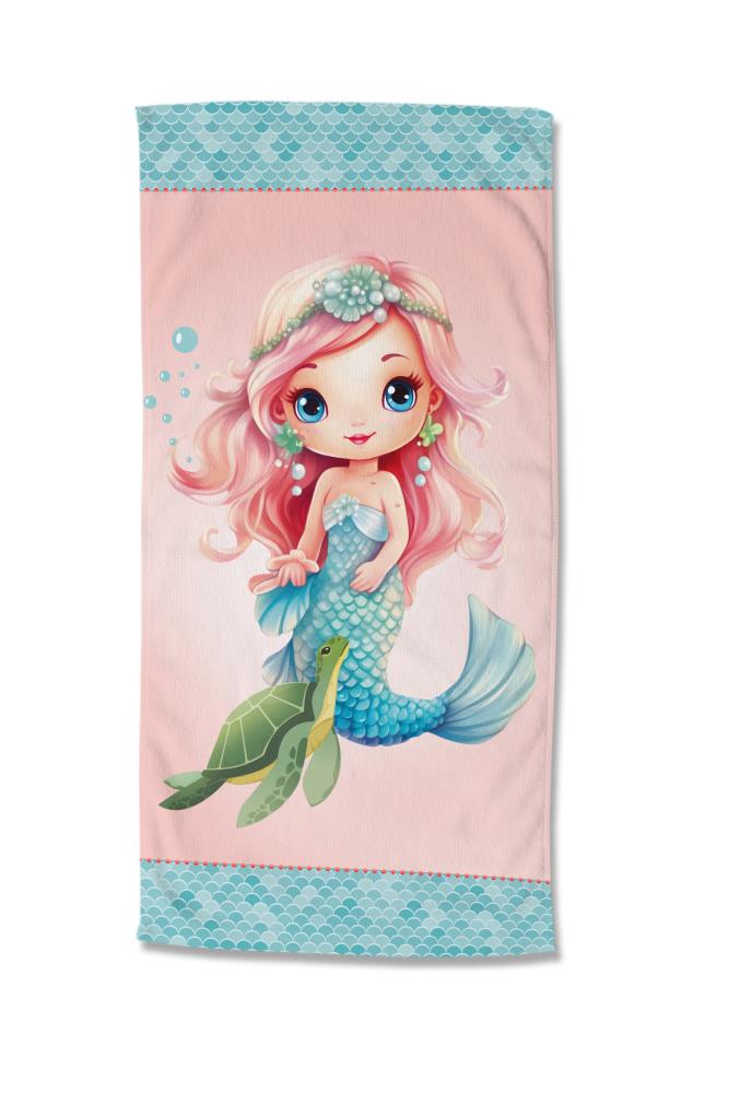 Good Morning strandlaken Alisse - Multicolor - 75 x 150 cm - 100% Polyester