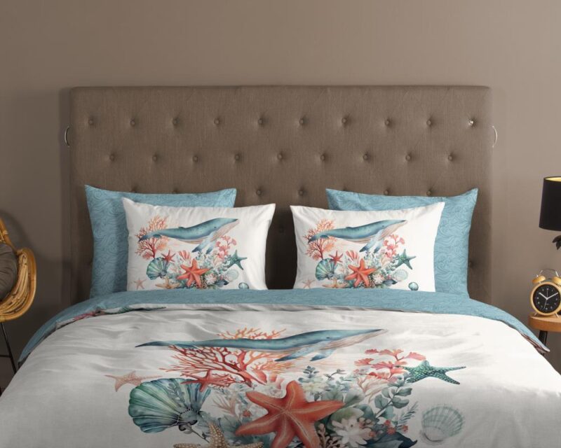 Beddengoed Ocean 200 x 220 cm van Good Morning, Off-Wit