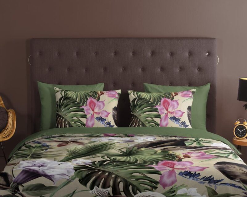 Beddengoed Irze 140 x 220 cm van Good Morning, Groen