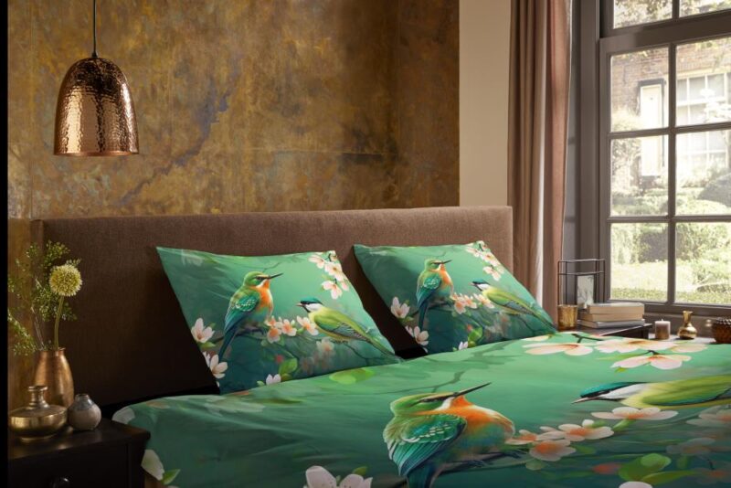 Beddengoed Signi 140 x 220 cm van Pure, Groen