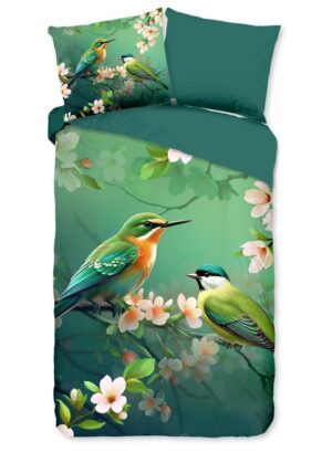 Pure dekbedovertrek Signi - Groen - 140 x 220 cm - 100% Polyester