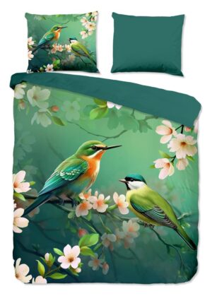 Pure dekbedovertrek Signi - Groen - 200 x 220 cm - 100% Polyester