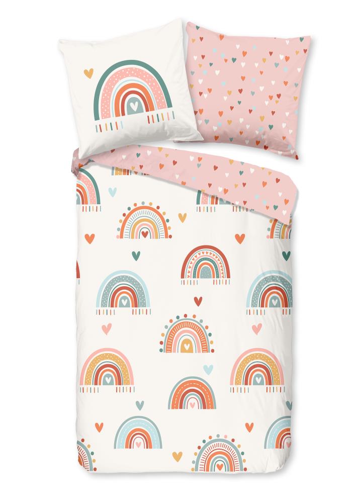 Good Morning dekbedovertrek Louie - Multicolor - 135 x 200 cm - 100% katoen