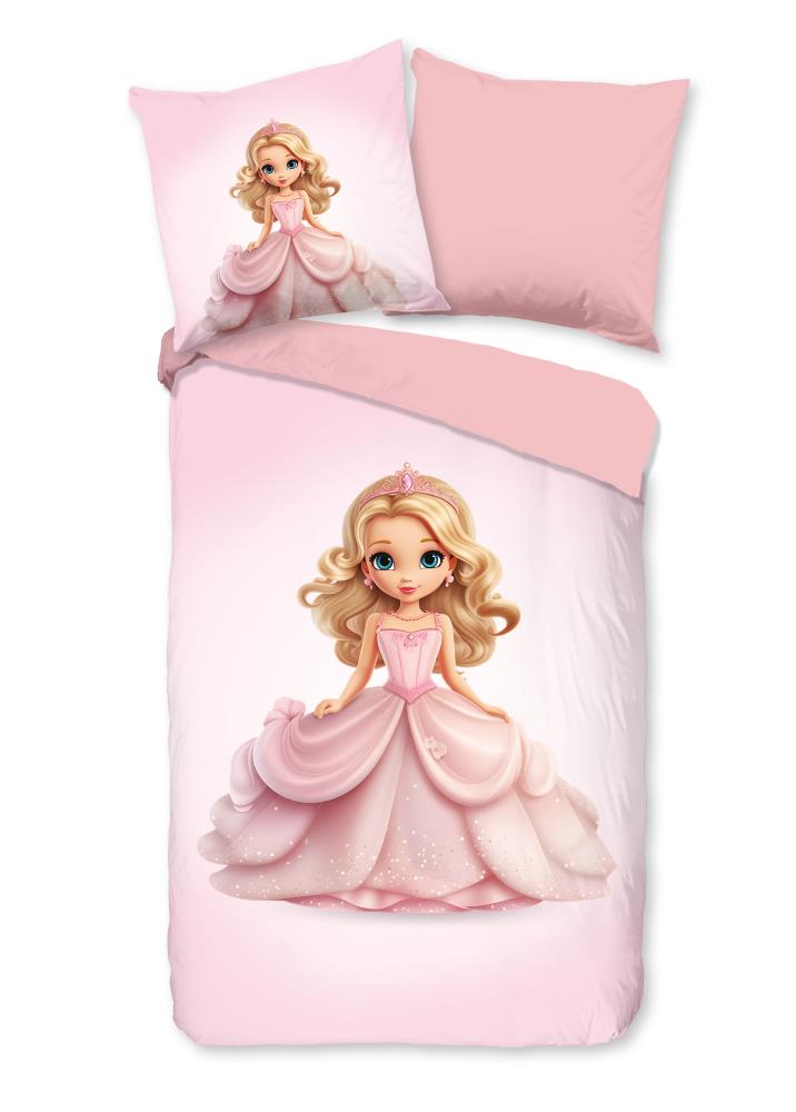 Pure dekbedovertrek Bella - Roze - 135 x 200 cm - 100% Polyester