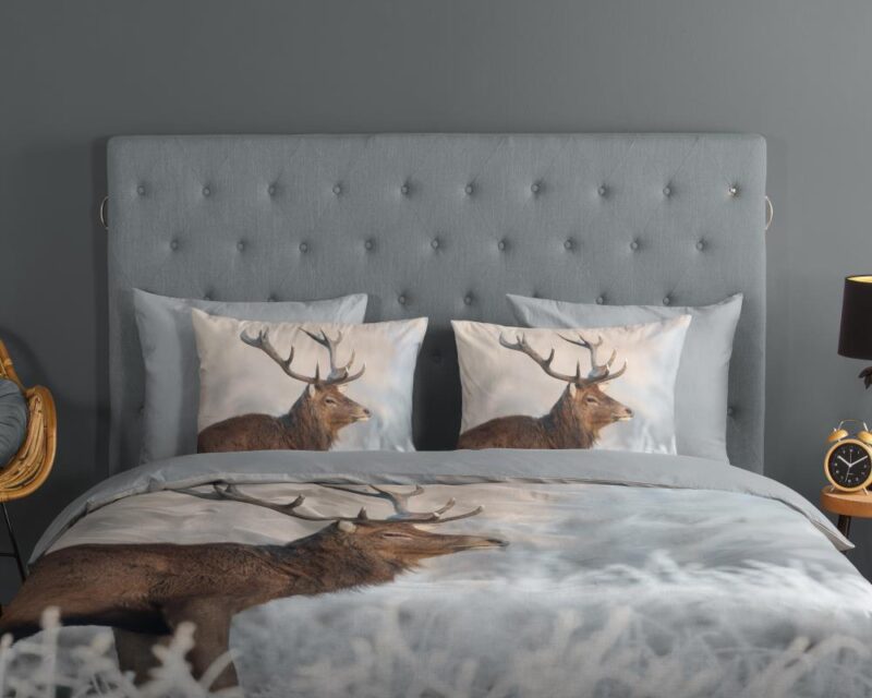 Beddengoed Wess 200 x 220 cm van Good Morning, Grijs