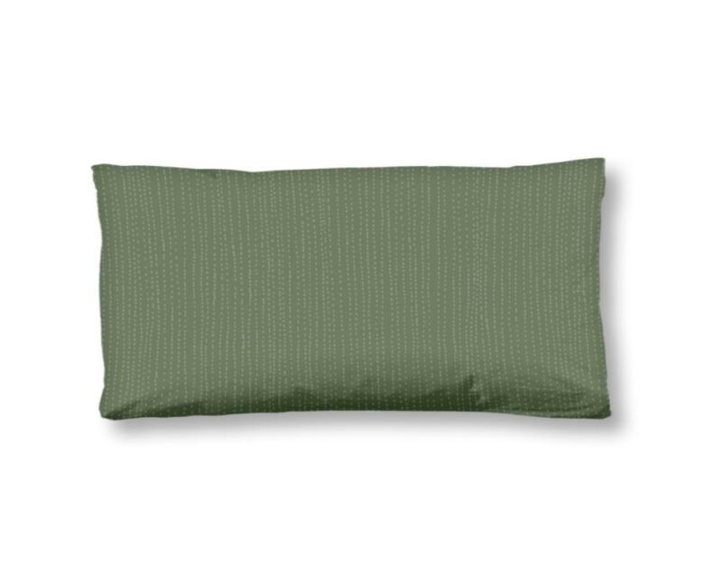 HIP kussensloop Sagadar - Groen - 40 x 80 cm - 100% katoen
