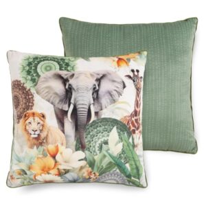 HIP sierkussen Sagadar - Groen - 48 x 48 cm - 100% Polyester