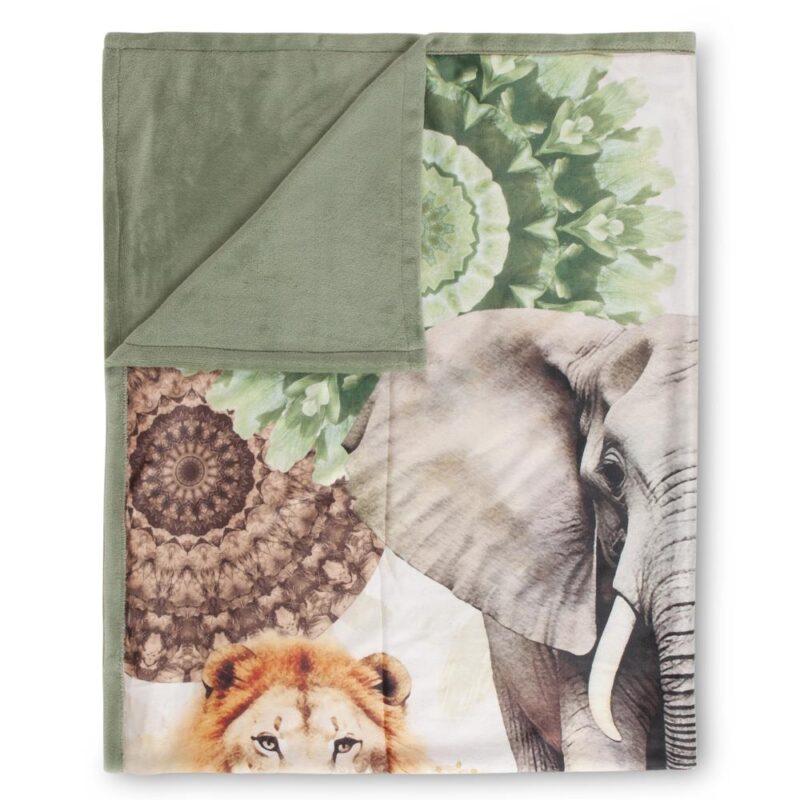 100% Polyester deken Sagadar van HIP in 130 x 160 cm