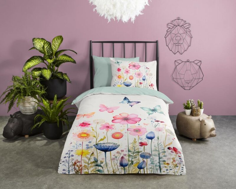 100% Polyester dekbedset Kiki van Pure in 140 x 220 cm