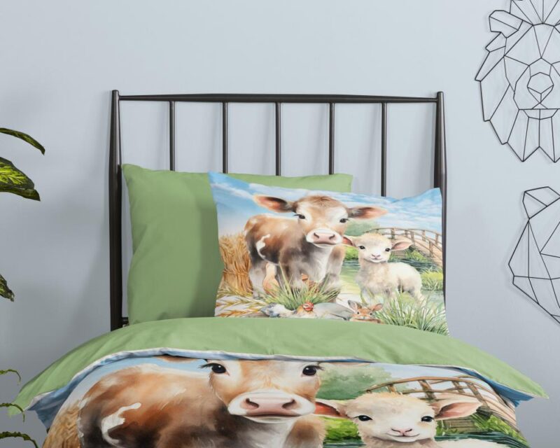 Beddengoed Farm 135 x 200 cm van Pure, Multicolor