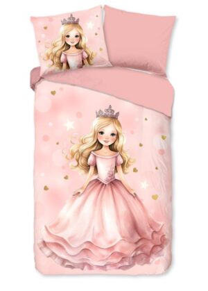 Good Morning dekbedovertrek Amelie - Roze - 140 x 220 cm - 100% katoen