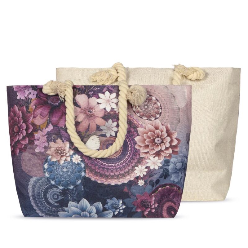 HIP Strandtas "Asher" - Multi - (43x60 cm) - 100% Polyester