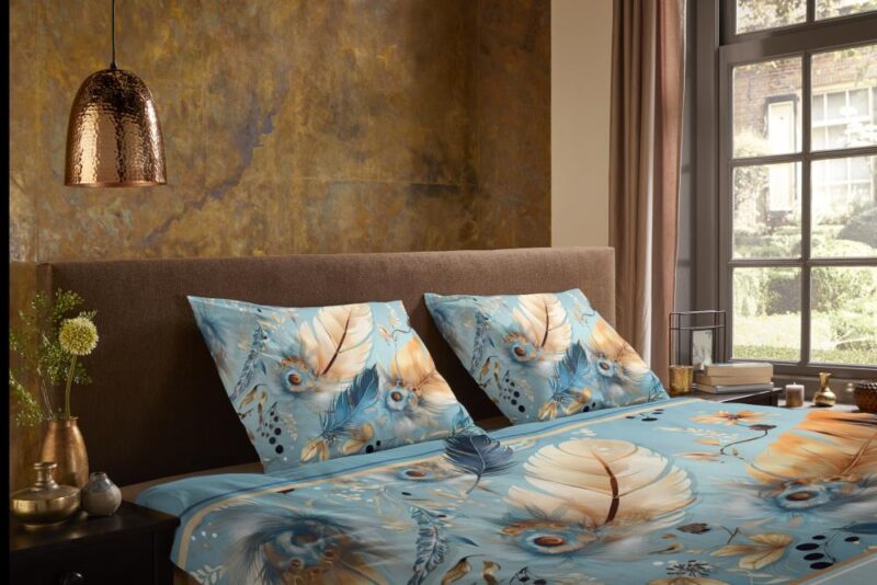 Beddengoed Wizz 140 x 220 cm van Pure, Blauw